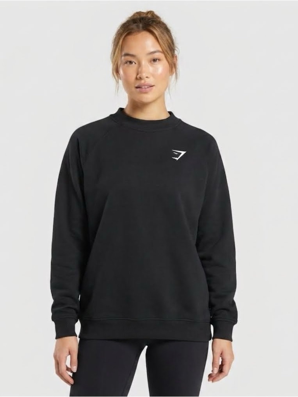 Gymshark | Training Oversized Fleece Sweatshirt in Black Size M / L